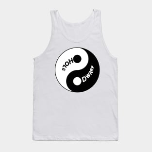 Black Hole \ White Dwarf (back) Tank Top